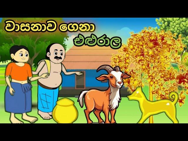 වාසනාව ගෙනා එළුරාල sinhala cartoon #cartoonsinhala #kathandara #sinhalacartoon #katun