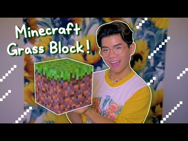 I Made A Minecraft Grass Block in REAL LIFE!