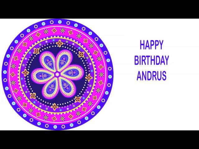 Andrus   Indian Designs - Happy Birthday