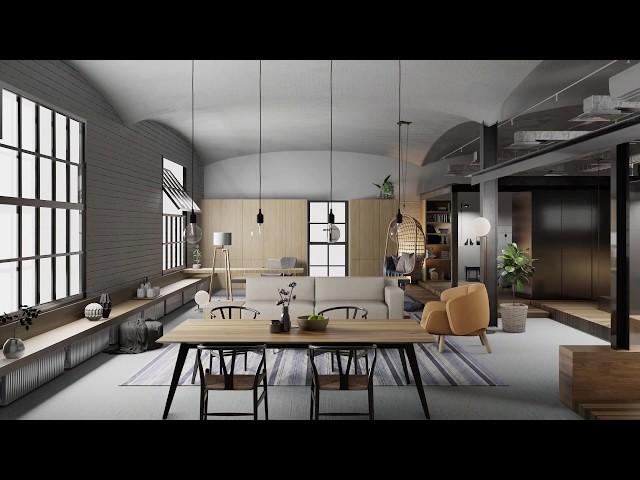 Blender Eevee Apartament archiviz