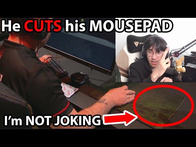 TenZ reacts When VCT Player CUT their MOUSEPAD