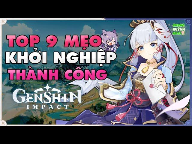 TOP 9 ĐIỀU LƯU Ý DÀNH CHO TÂN THỦ KHI CHƠI GENSHIN IMPACT - KHỞI NGHIỆP LÀM CULI TEYVAT THUẬN LỢI