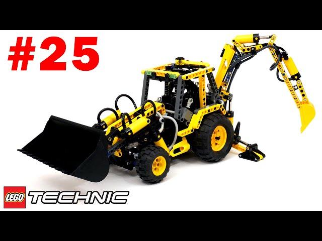 LEGO Technic 8455 – Экскаватор Погрузчик – Легенды ЛЕГО Техник – Обзор №25