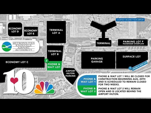 New parking changes at McGhee Tyson