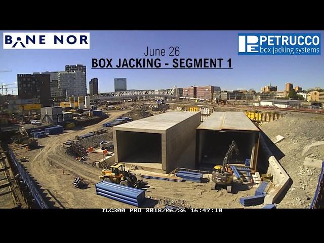 Petrucco 2018 Box Jacking - Oslo Central Station, Norway