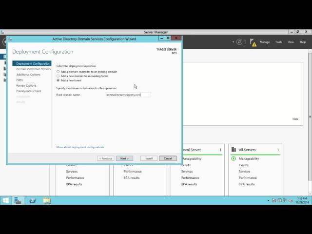 Setting Up A Windows Server 2012 R2 Domain Controller