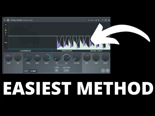 How to sidechain in FL STUDIO using Fruity Limiter - Easiest Method