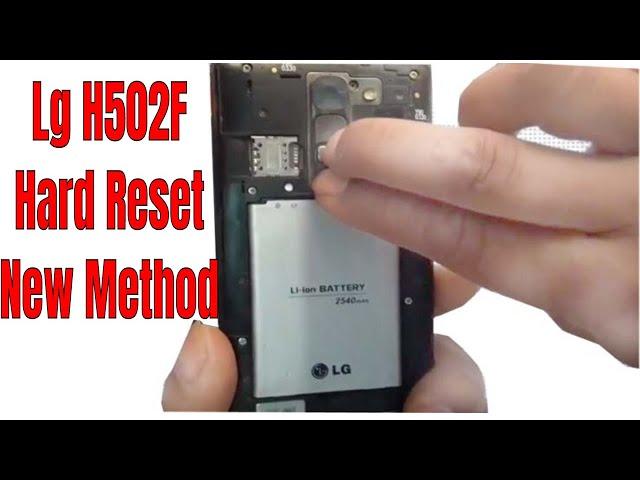 LG Magna H502F Hard Reset Done