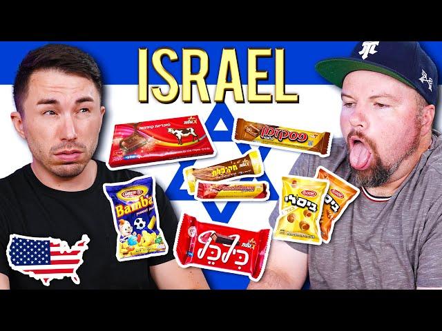 Americans Try Weird Israeli Snacks for the First Time