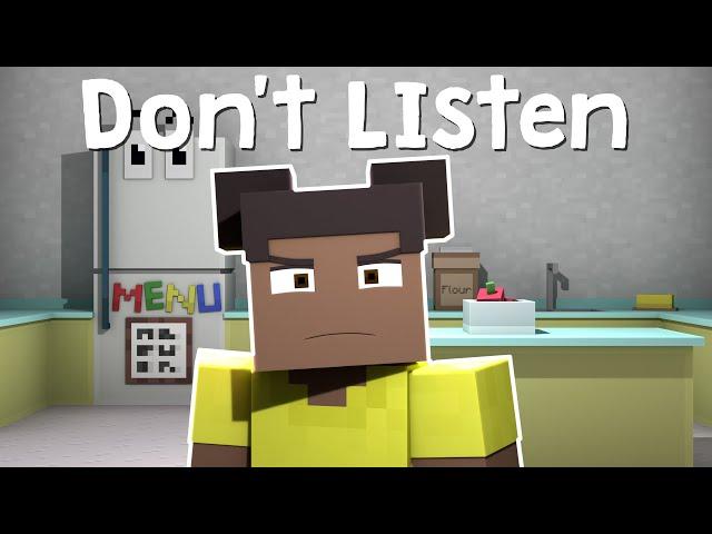 Amanda the Adventurer | "Don't Listen" | Minecraft Animation Music Video