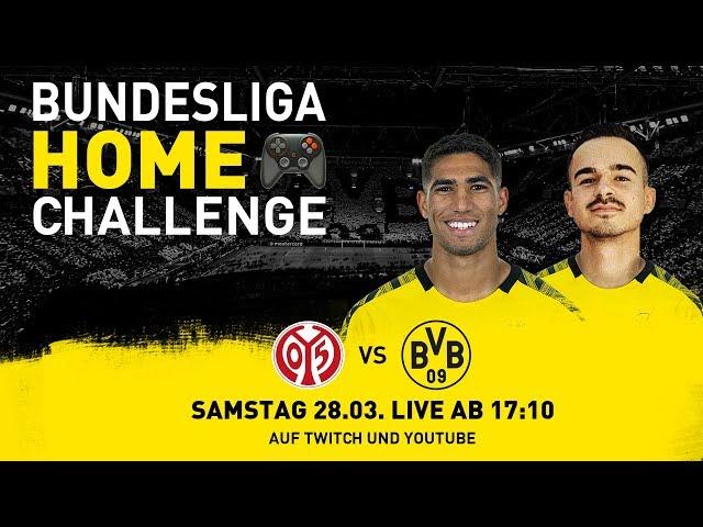 Bundesliga Home Challenge mit Achraf Hakimi & Erné! | FSV Mainz 05 - BVB | FIFA20