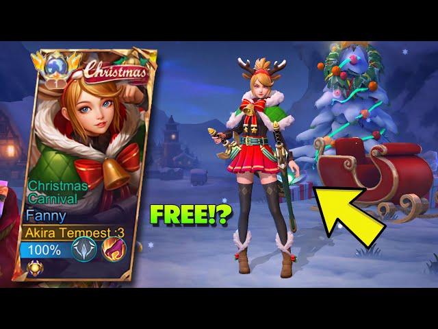 FINALLY!! CHRISTMAS CARNIVAL FANNY (RARE) SKIN IS BACK!! + MANIAC! 30 KILLS GAMEPLAY! -MLBB