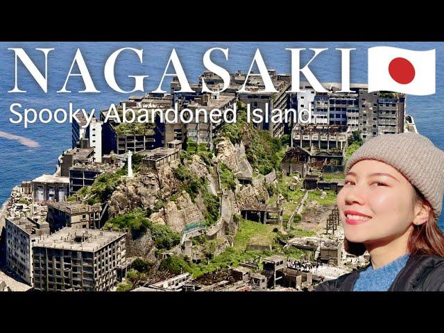 NAGASAKI (KYUSHU) Gunkanjima (battleship island)!! Spooky abandoned island  Japan travel vlog