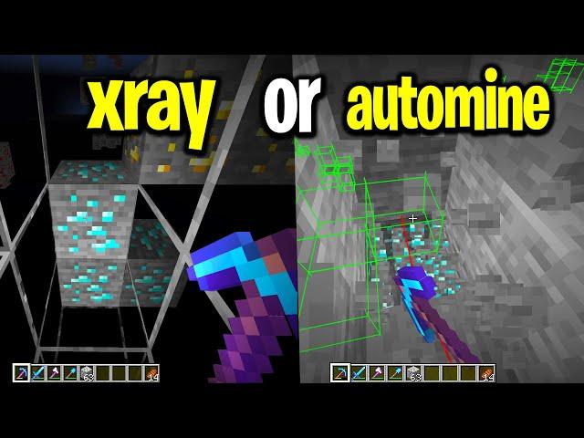 What gets you more diamonds, XRAY or AUTOMINE?