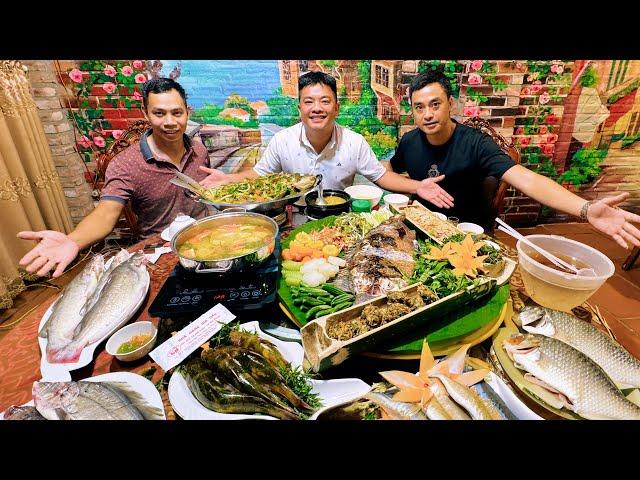 Harvesting Many Fish at Hoa Binh Hydropower Reservoir to Cook Delicious Dishes | SAPA TV