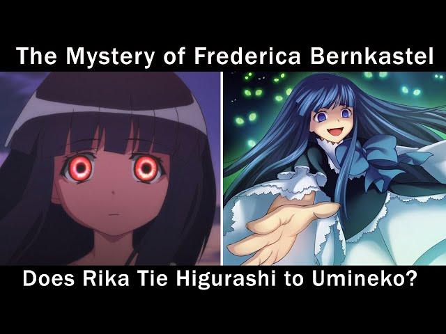 Who is Frederica Bernkastel? The Fate of Rika, Higurashi, and Umineko