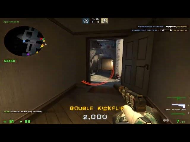 CSGO - AK-47 Kickflip (twitter: @smileybeef)