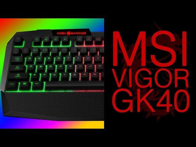 Клавиатура MSI Vigor GK40. Что нужно знать перед покупкой?