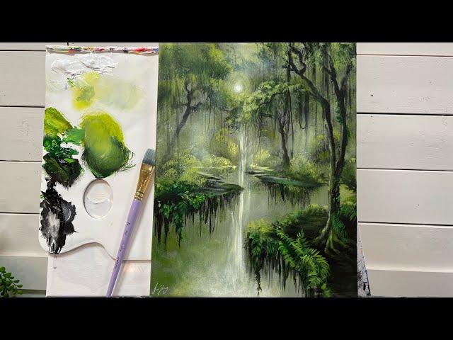 How To Paint  A JUNGLE