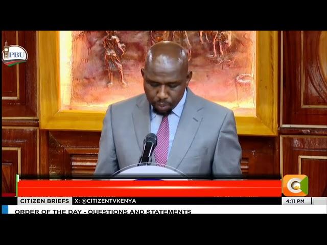 Murkomen says the government has set aside ksh 40m & is prepared to tackle any disaster