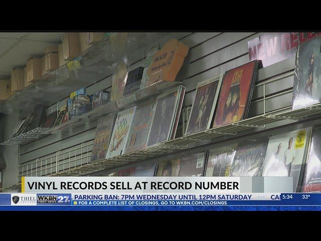 Local store owner see vinyl records sales hit record high