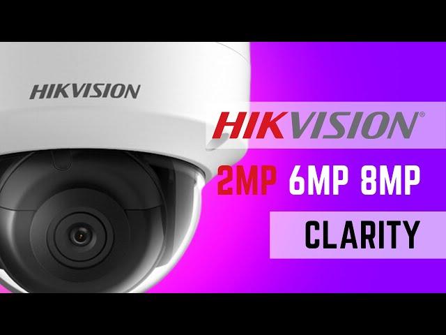 Hikvision 2MP, 6MP & 8MP Clarity