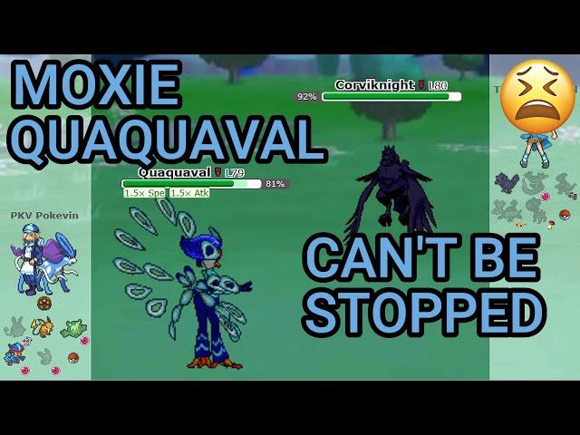 Don't Mess With Moxie Quaquaval! (Pokemon Showdown Random Battles) (High Ladder)