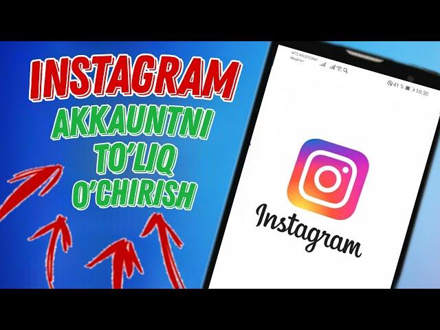 Instagram Akkauntni To'liq O'chirish 2023 | Инстаграмни Учириш