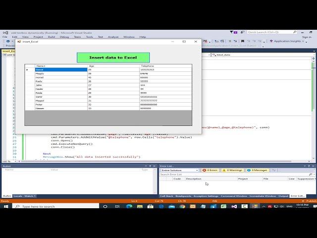 Programming visual basic.net: Export data from DataGridview to Excel sheet in VB.net