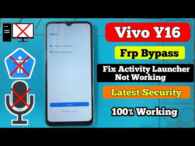 Vivo Y16 Frp Bypass New Security 2024 | Frp Bypass 100% Working | Y16 Frp Bypass without pc