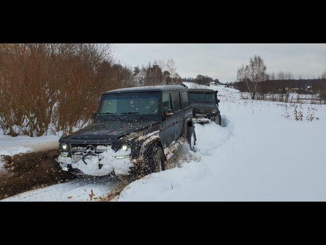 Битва MERCEDES и TOYOTA на offroad. Pajero Sport и УАЗ