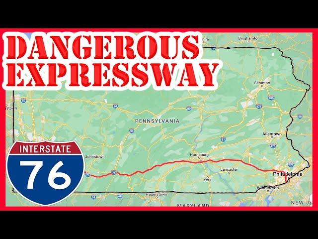 Why the I-76 Schuylkill Expressway in Philadelphia is the MOST DANGEROUS Highway in Pennsylvania