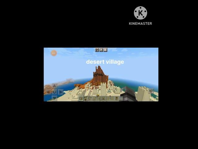 village into bioms #minecraft #pranay gaming shorts