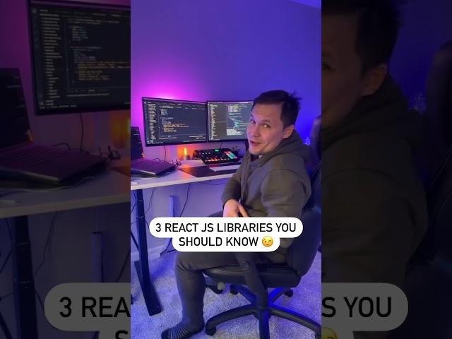 3 Secret React Libraries You Should Know #coder #coding #shorts