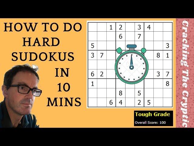 How To Do Hard Sudokus In 10 Minutes