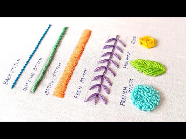 Punch Needle Embroidery : Different Stitches using Punch Needle for Beginners