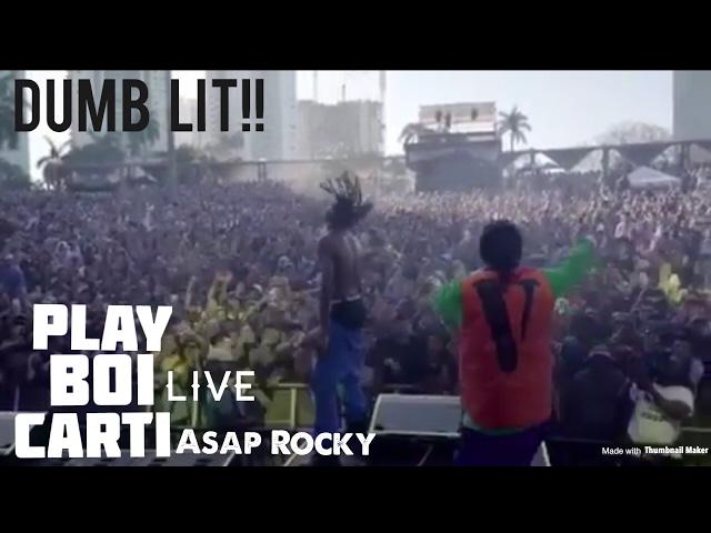 PlayBoiCarti Brings Out Asap Rocky Too Perform "New Choppa" DUMB LIT