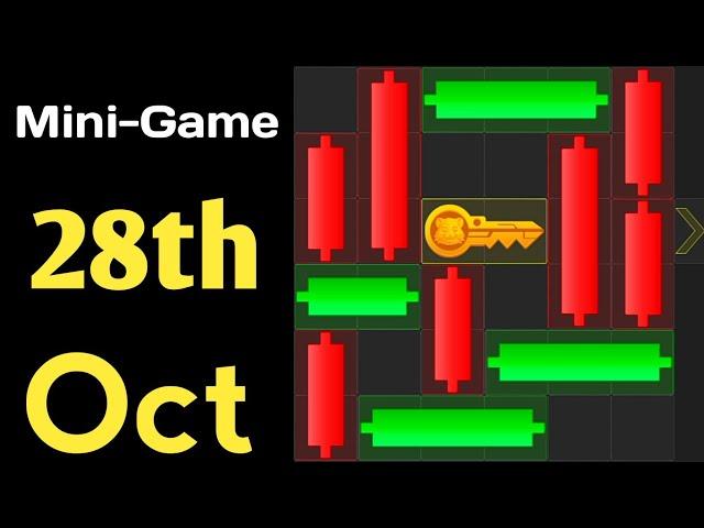 Hamster kombat Mini-Game 28th October (Puzzle Solved)