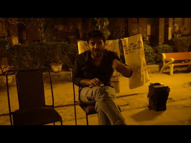 Fahad Ahmed (GS,TISS Students' Union), speaks at JNU on Fighting Autonomy in Higher Education