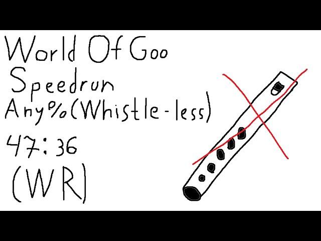 (Special For WoG Birthday) World Of Goo Speedrun (Any% Whistle-less) [47:36]|WORLD RECORD