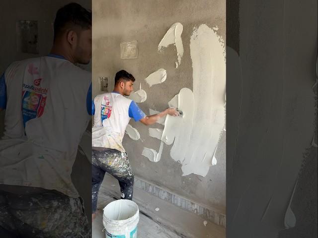 Wall putty fast cort #wallpaiting #art