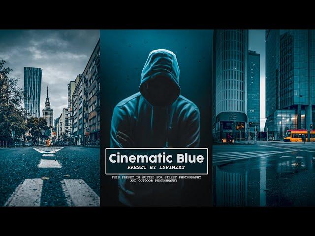 Cinematic blue preset for lightroom mobile - free dng (NO PASSWORD)