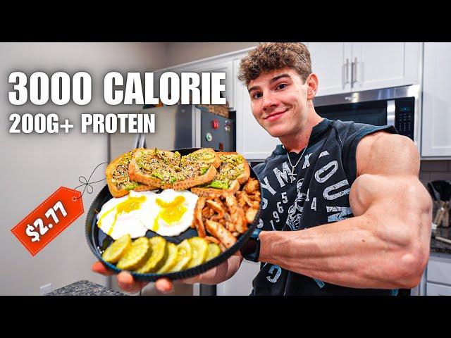 BUDGET FRIENDLY DAY OF EATING TO GET JACKED (Prices Included)