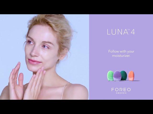 FOREO LUNA 4 Face Cleansing Brush | Firming Face Massager | Anti Aging Face Tech New Amazing