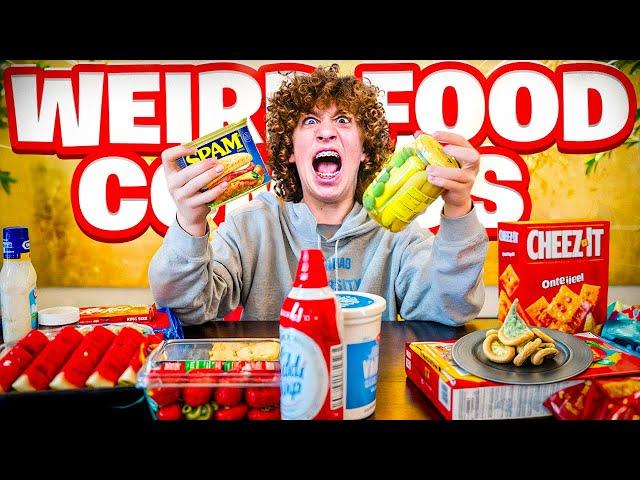 TRYING 15 WEIRD FOOD COMBINATIONS!