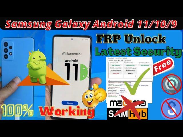 All Samsung Android 11 Frp Bypass New Security August 2021 /Free Samsung Frp Tool