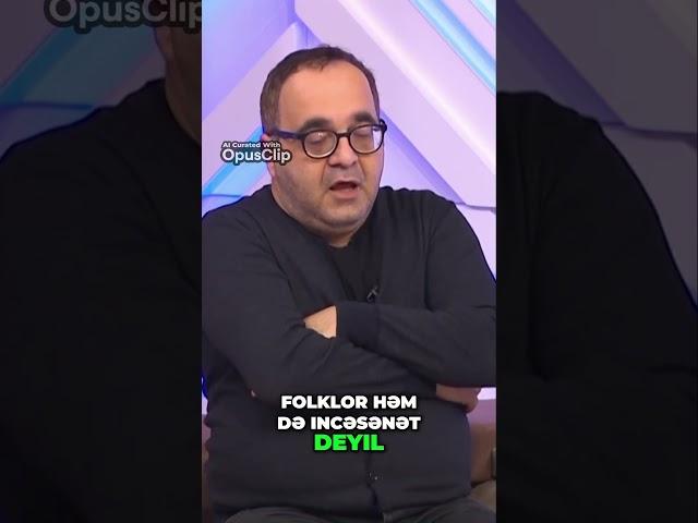 "Meyxana incəsənət olmadığı üçün ucuz və bayağıdır" - Tural Cəfərov