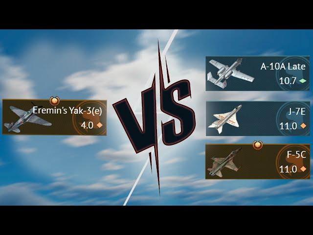 Thunder Show: WW2 Fighter vs 3 Jets