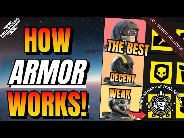 Which Armor is Best? How Armor Works & Armor Passive Tierlist for Helldivers 2