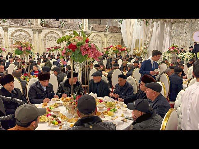 UzbeK MORNING CEREMONY for 500 People | Big Wedding for MEN | Pilaf in Nahor